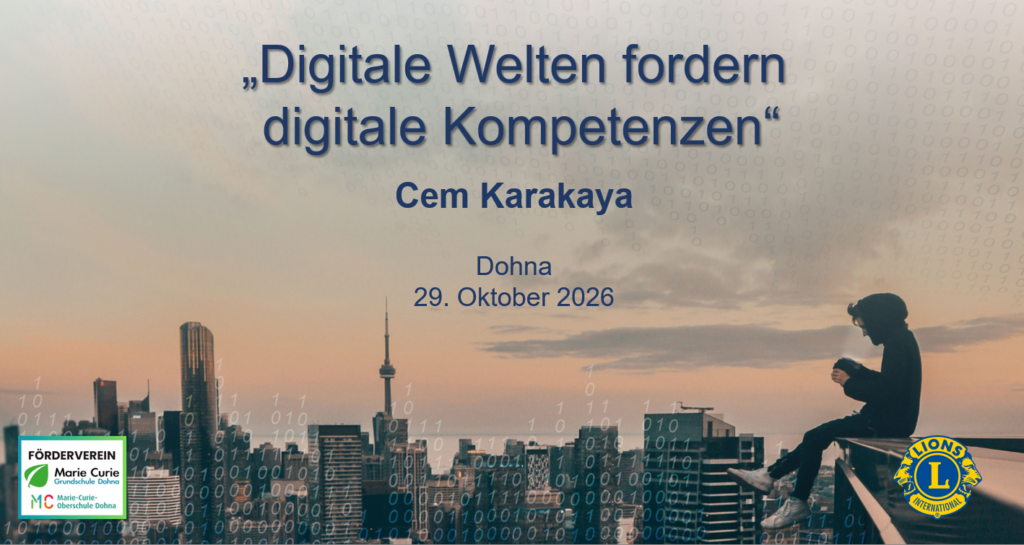 Digitale Kompetenzen Dohna - Marie Curie OS 29.10.2026